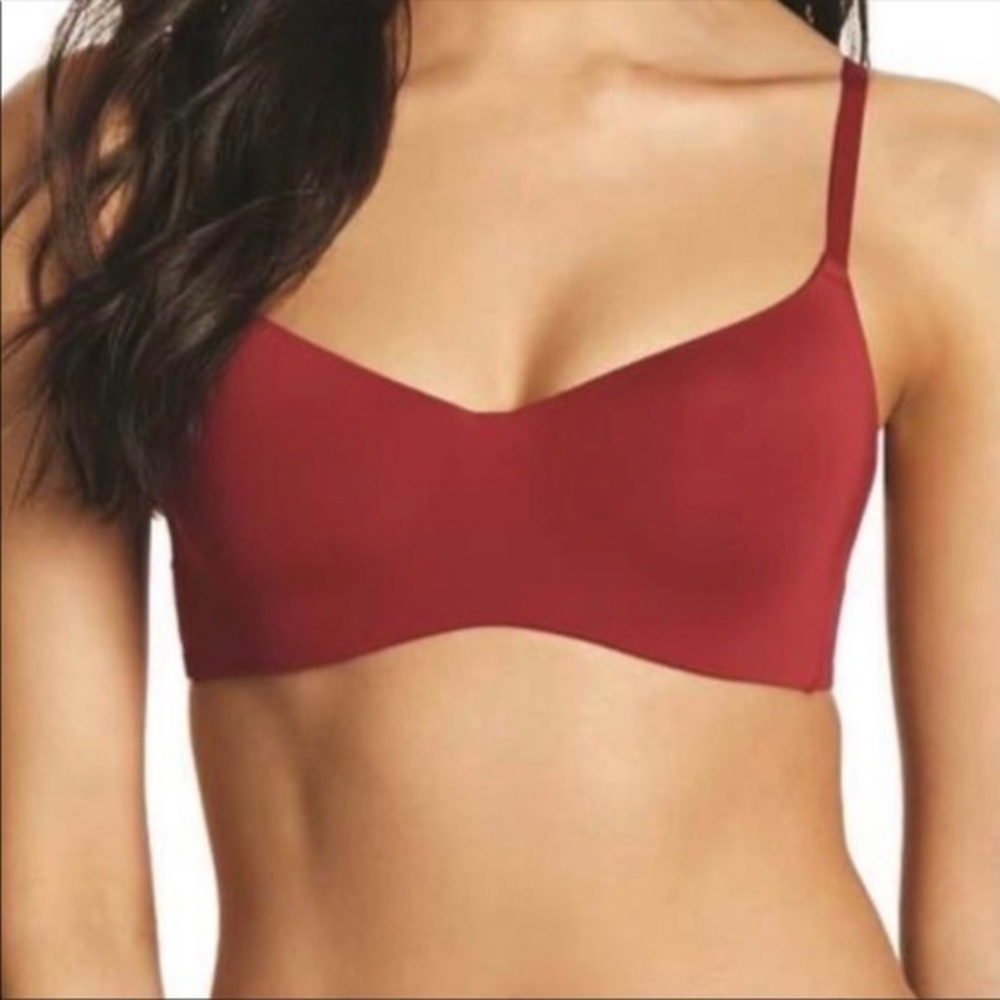 Maidenform red wireless bra xl dm7682 NWT
